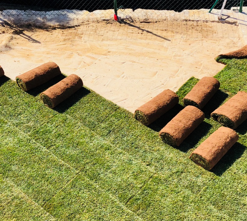 Image entitled Lawn Turf Sports Field Works